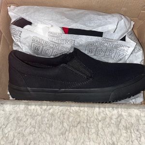 black non slip work shoes
